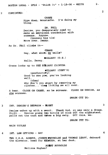 "Stick It" script