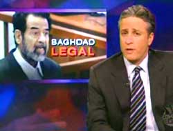 The Daily Show spoofs Saddam's trial with Baghdad Legal