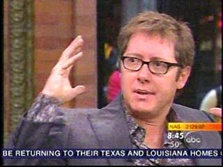 James Spader talked wth Charles Gibson of "Good Morning, America" on Sept. 26, 2005.