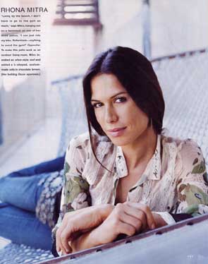 Rhona Mitra in InStyle Magazine